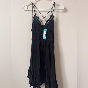 Never worn Free People Ardella Slip Dress! Perfect for summer!